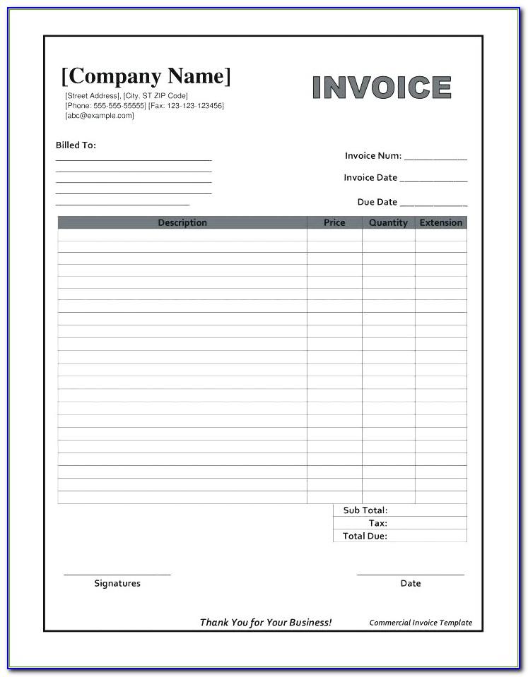 Free Fillable Invoice Template Pdf Form Resume Examples VX5J2R65jv