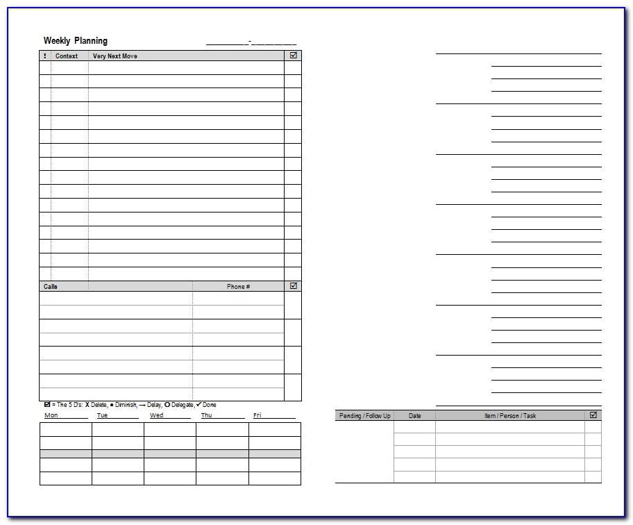 Franklin Covey Planner Templates Download