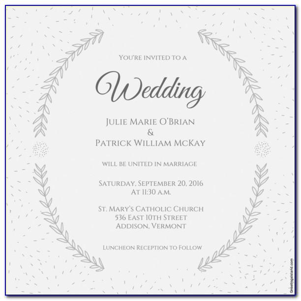 Free Downloadable Wedding Invitation Templates For Word