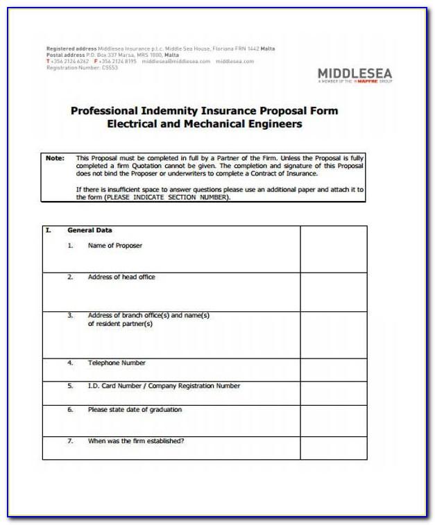 Free Electrical Contractor Proposal Template