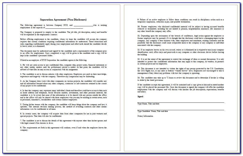 Free Employee Confidentiality Agreement Template