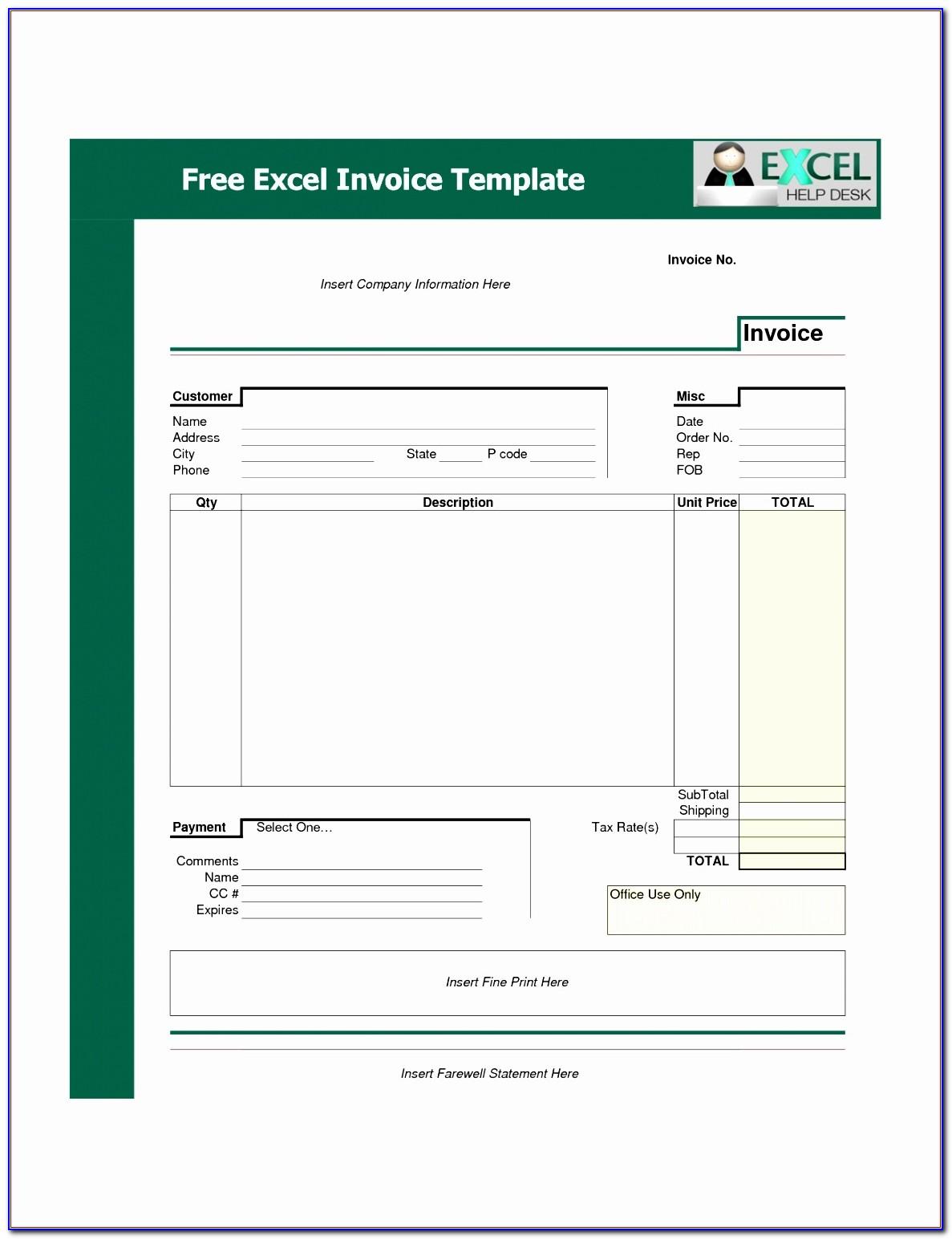 Free Excel Database Template