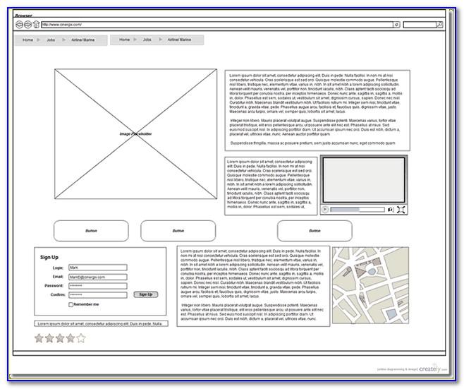 Free Wireframe Templates For Website