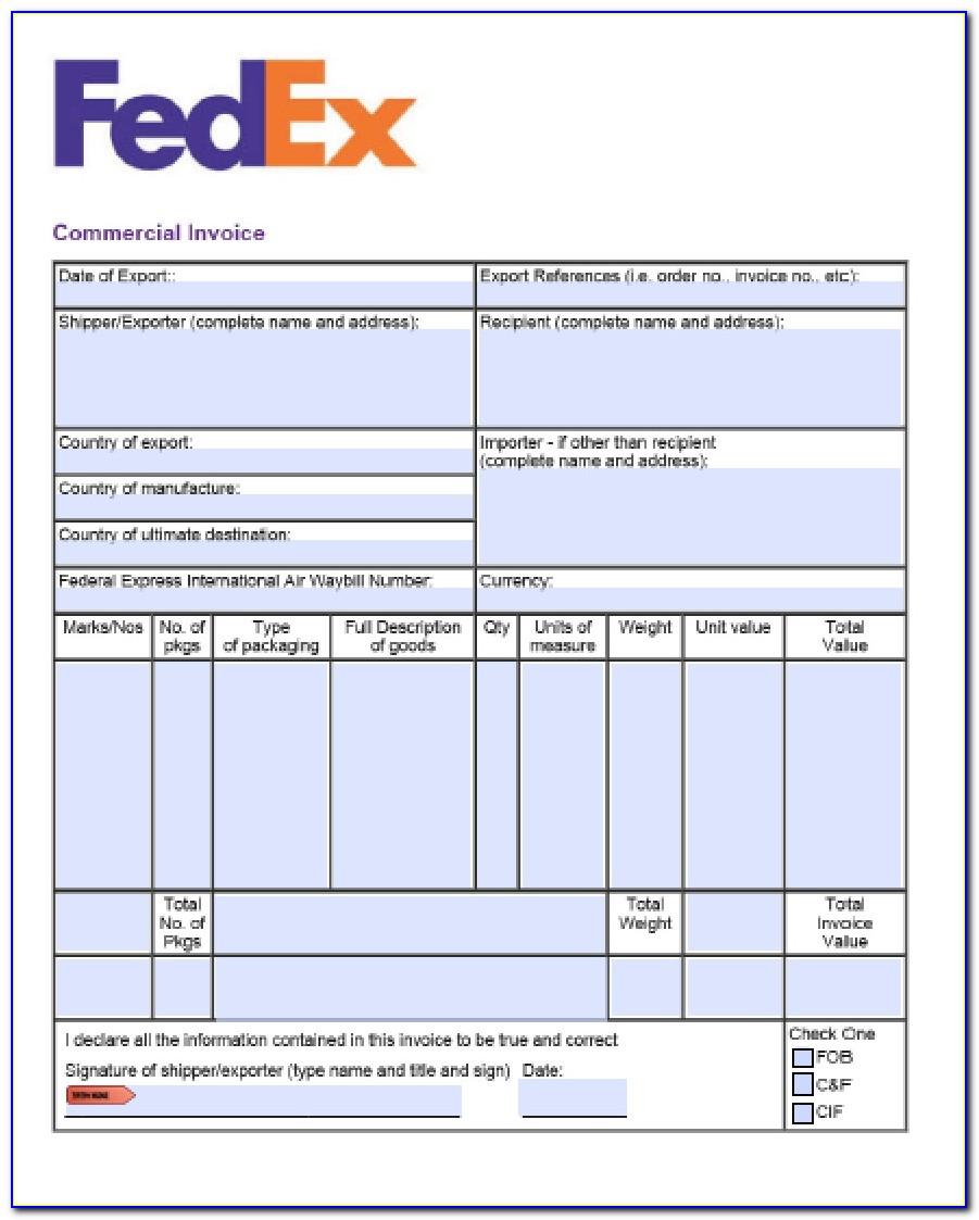 Freight Forwarding Invoice Template