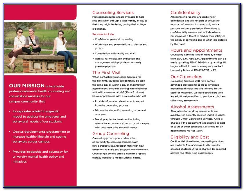Group Counseling Brochure Template