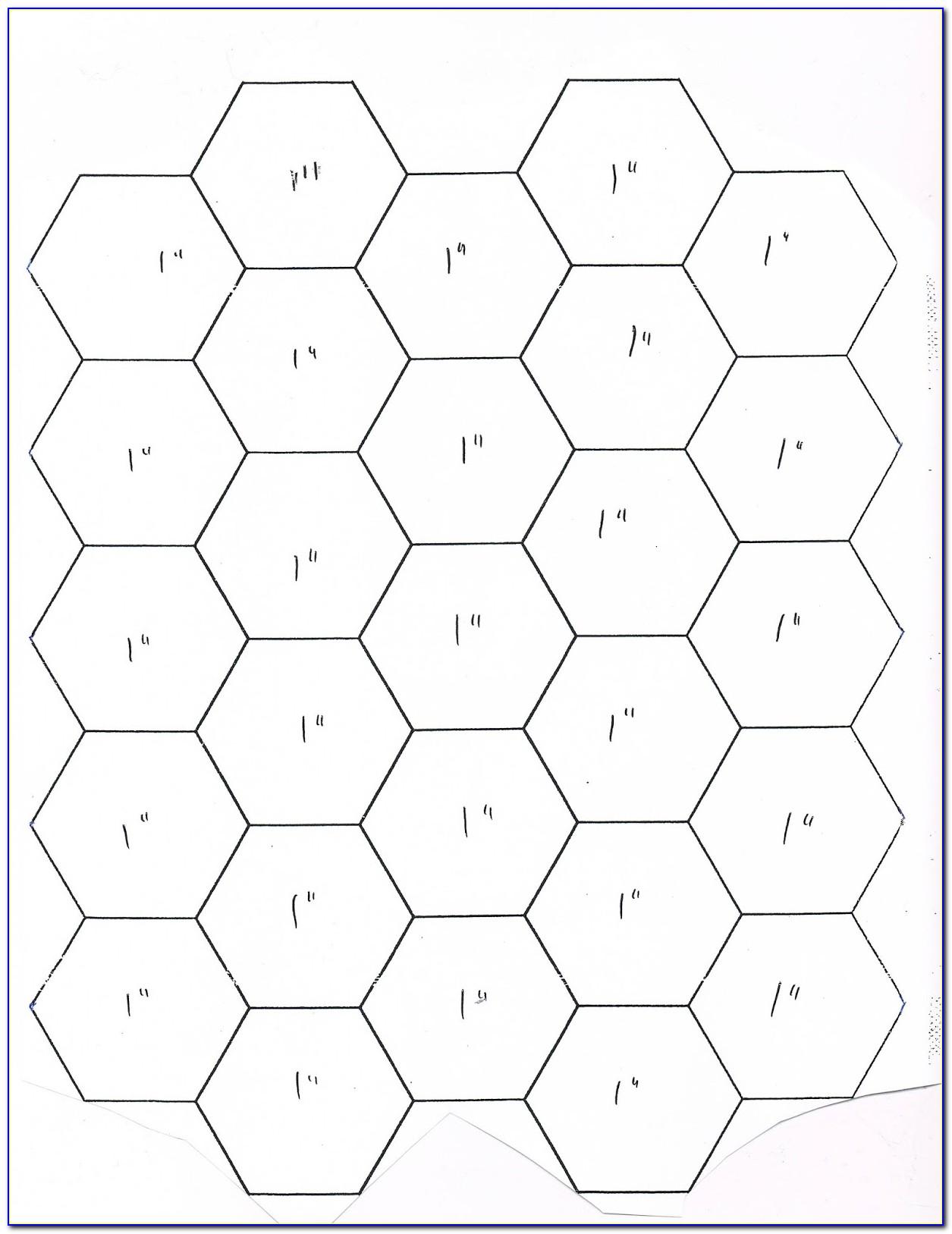 Half Hexagon Templates For Quilting