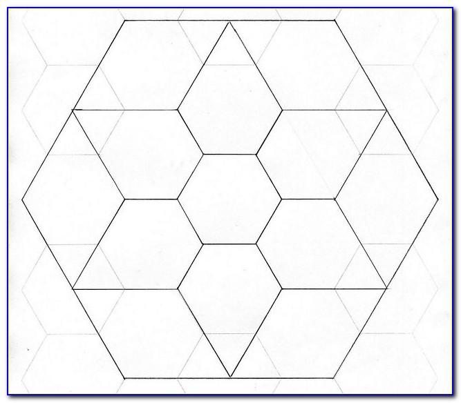 Hexagon Pattern Quilting Free