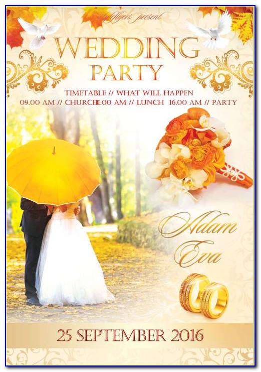 Indian Wedding Card Design Template Free Download