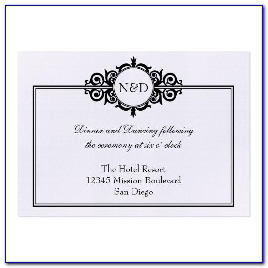 Indian Wedding Reception Card Template