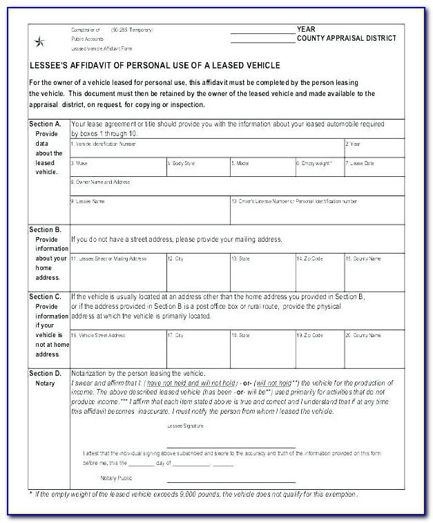 Owner Finance Auto Contract Template