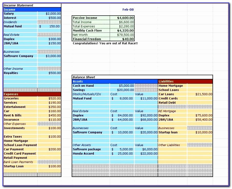 Personal Finance Planning Excel Template
