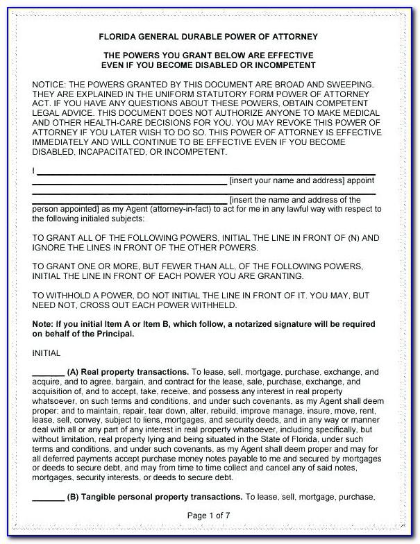 Power Of Attorney Form South Africa Pdf