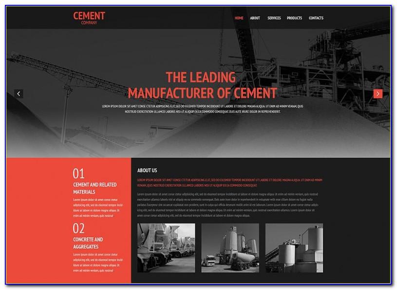 Responsive Manufacturing Website Templates Free Download