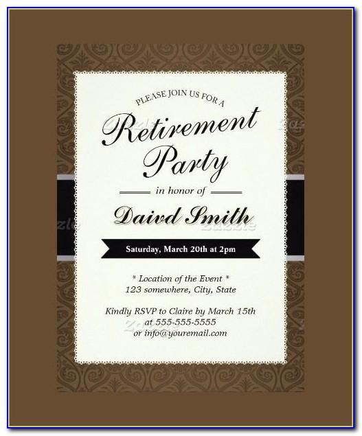 Retirement Party Flyer Template Microsoft