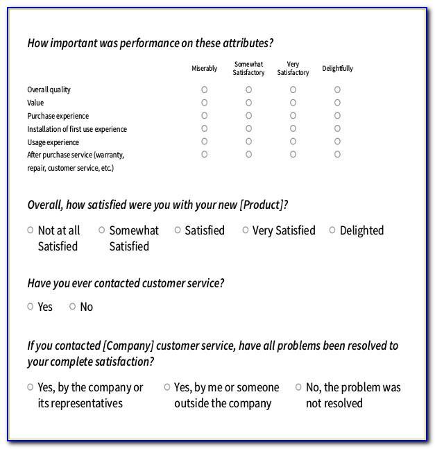 Sample Customer Satisfaction Survey Introduction