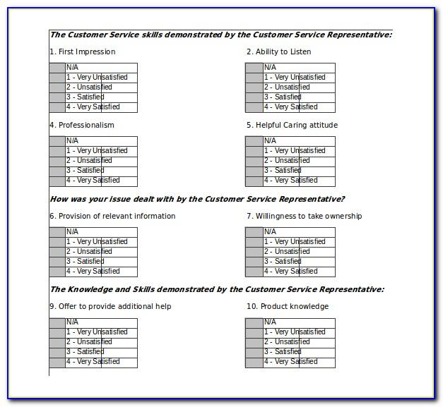 Sample Email For Customer Satisfaction Survey