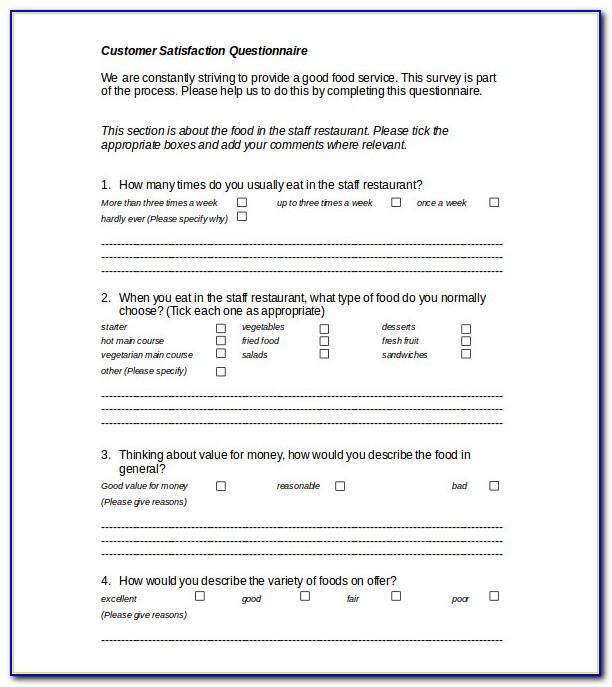 Sample Letter For Customer Satisfaction Survey
