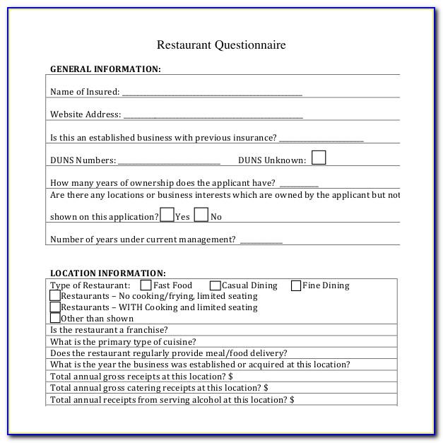 Sample Survey Questionnaire For Feasibility Study