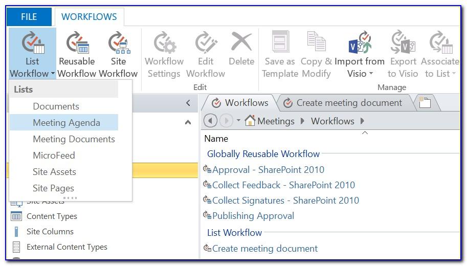 Sharepoint 2016 Workflow Templates