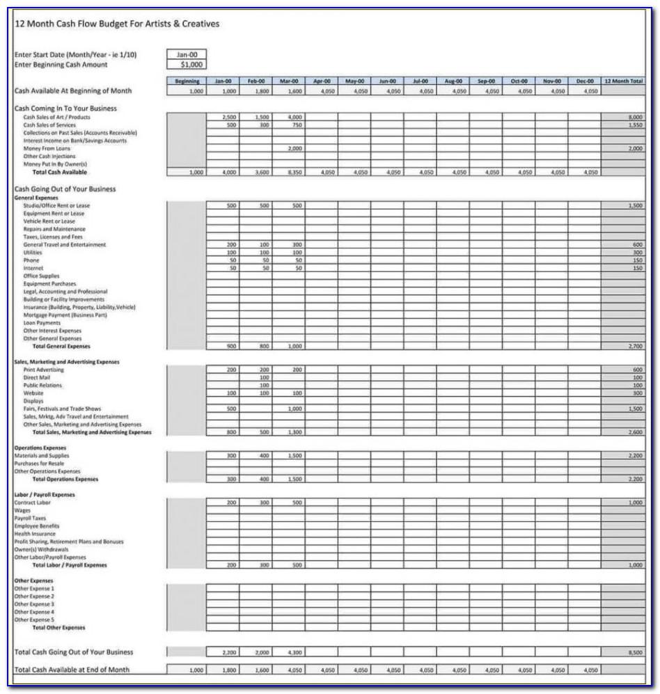 Simple Business Bookkeeping Template