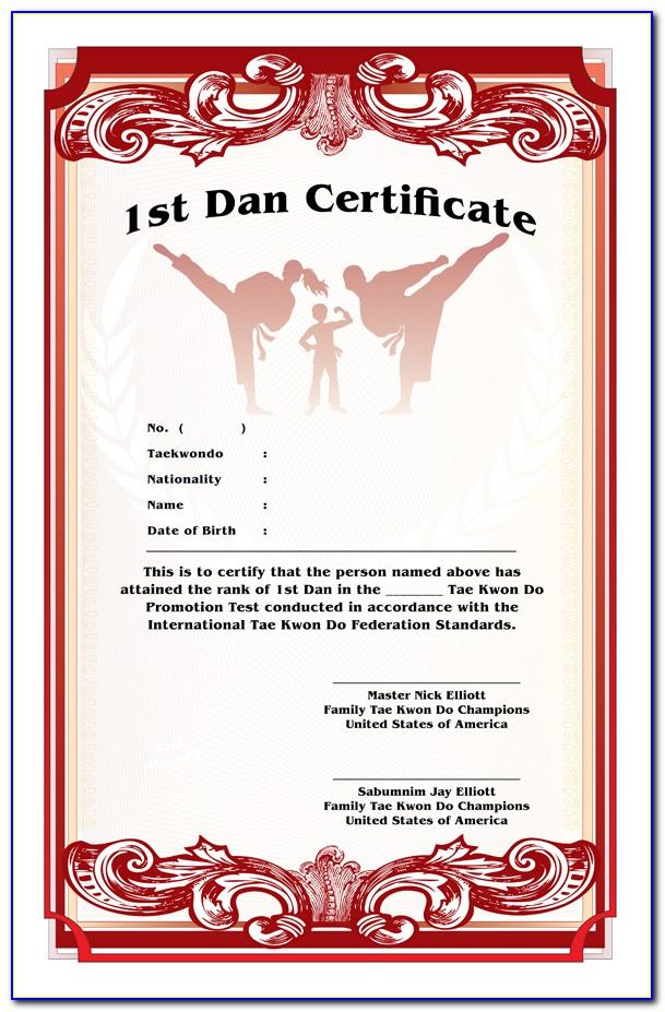 Six Sigma Black Belt Certificate Template