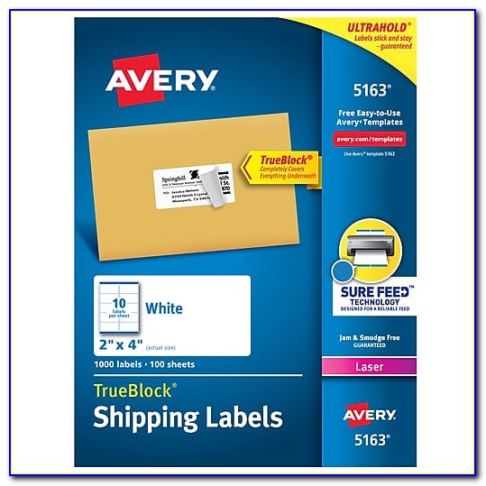 Staples Avery Labels 5163 Template