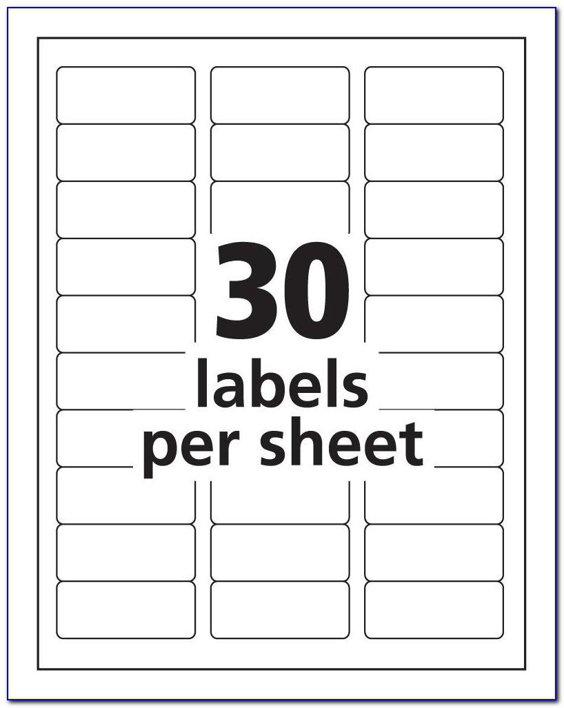 Template For Address Labels