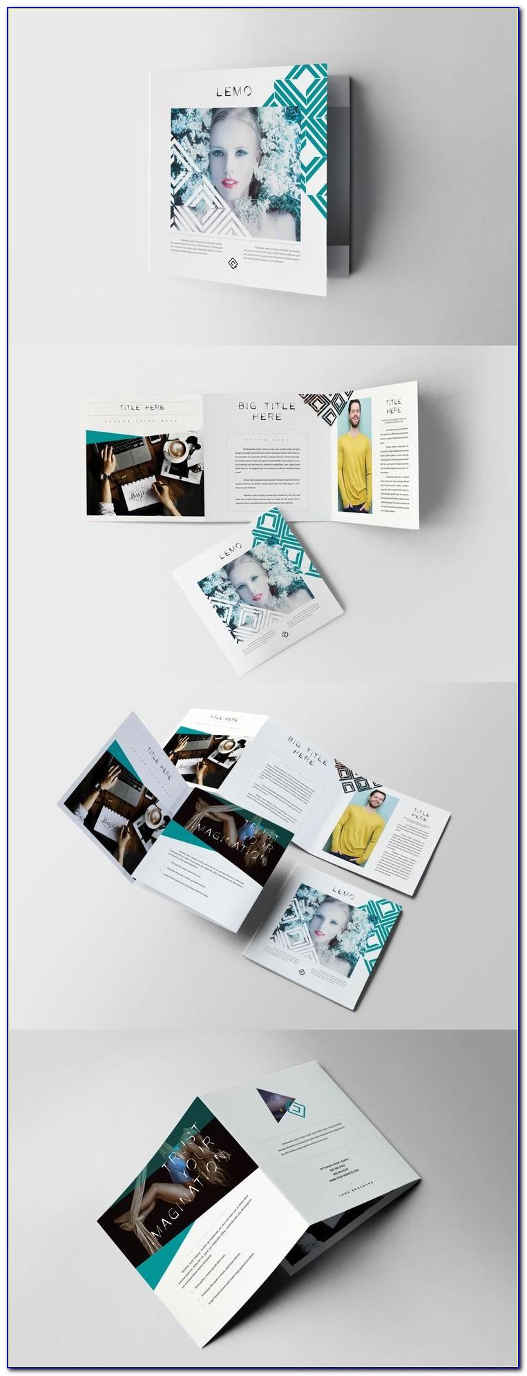Template For Tri Fold Brochure Photoshop
