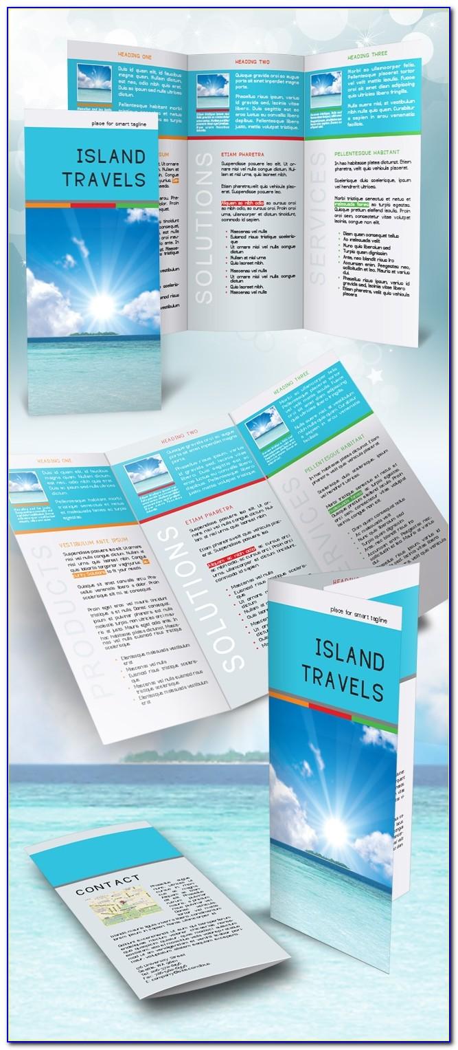 Template For Trifold Brochure Indesign