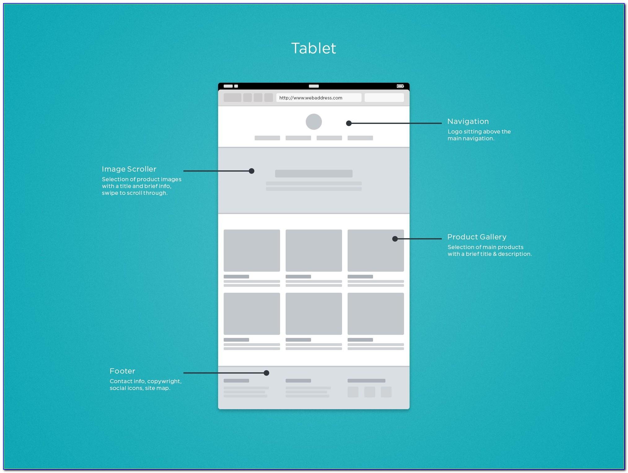 Template Wireframes For Websites