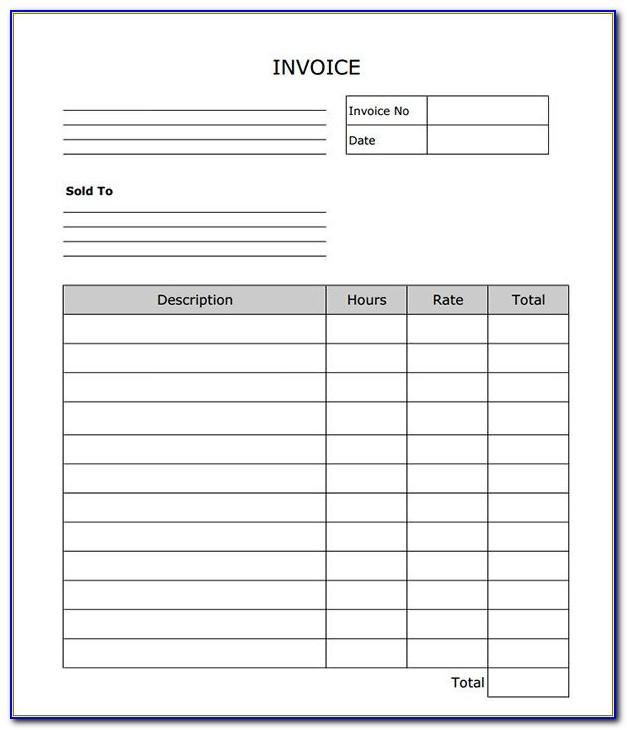 Transportation Invoice Form