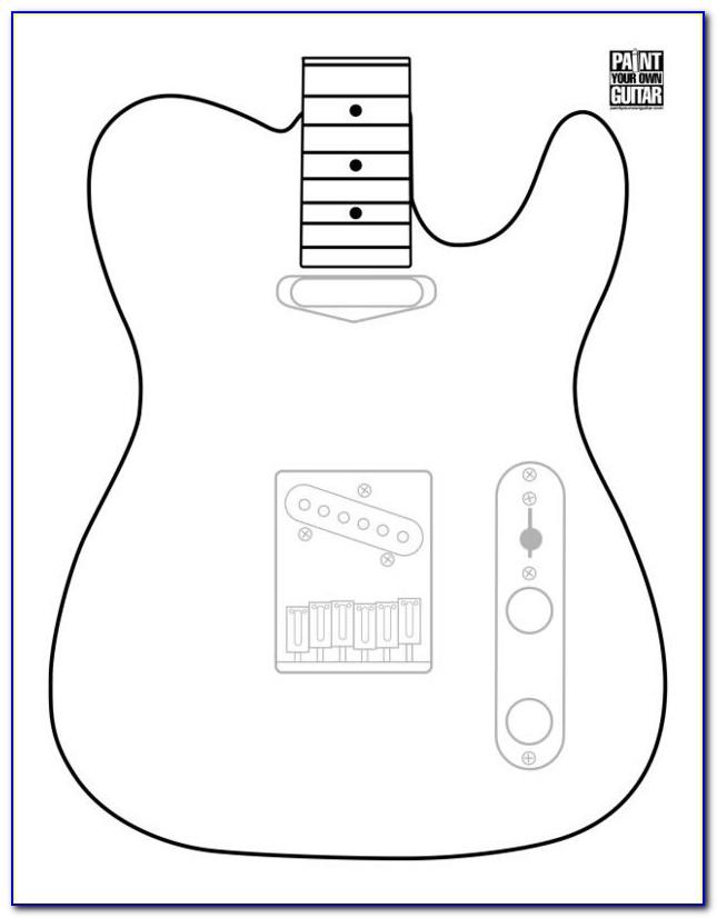 Acoustic Guitar Templates For Cake