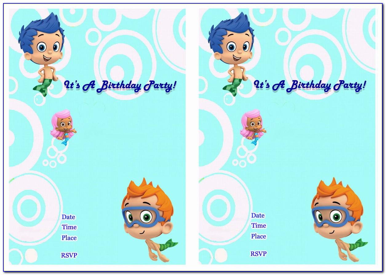 Bubble Guppies Birthday Party Printables