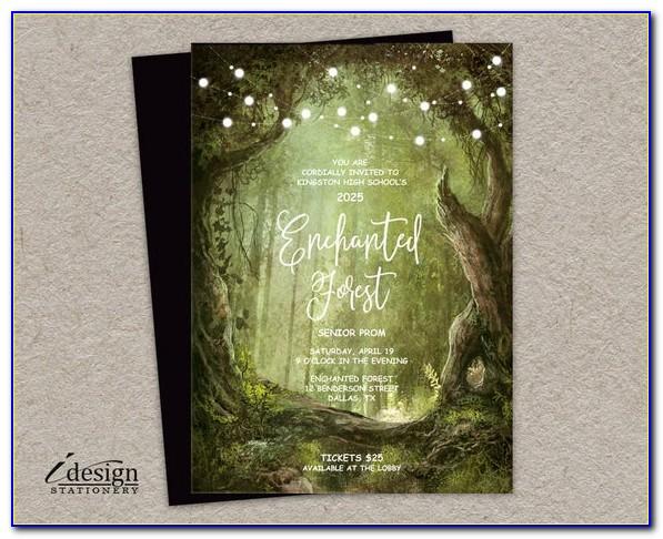 Enchanted Forest Birthday Invitation Template
