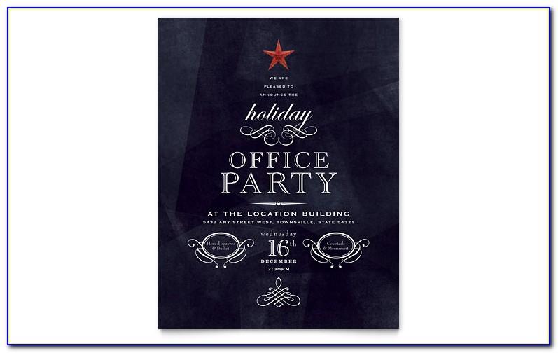 Free Christmas Party Invitation Template Publisher