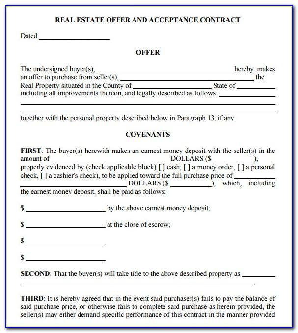 Free Georgia Real Estate Sales Contract Form
