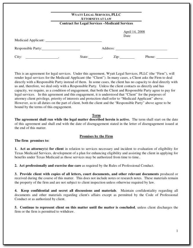 Free Services Rendered Contract Template