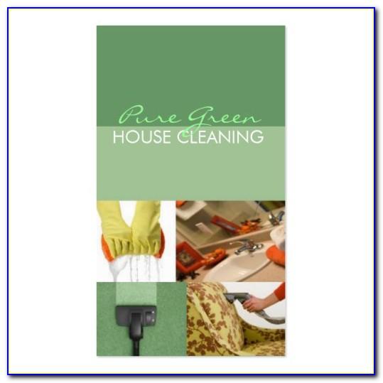 House Cleaning Business Card Templates