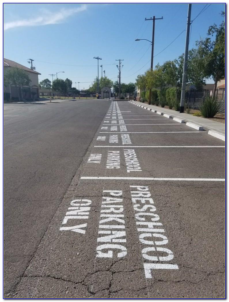 Parking Lot Line Striping Stencils