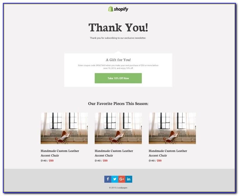 Shopify Landing Page Template Free