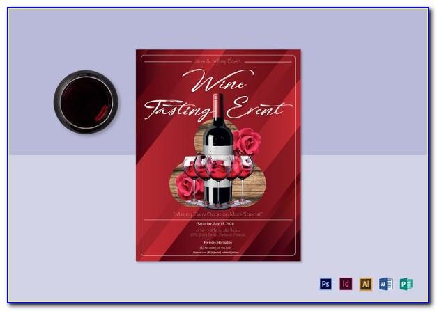 Wine Tasting Event Flyer Template Free