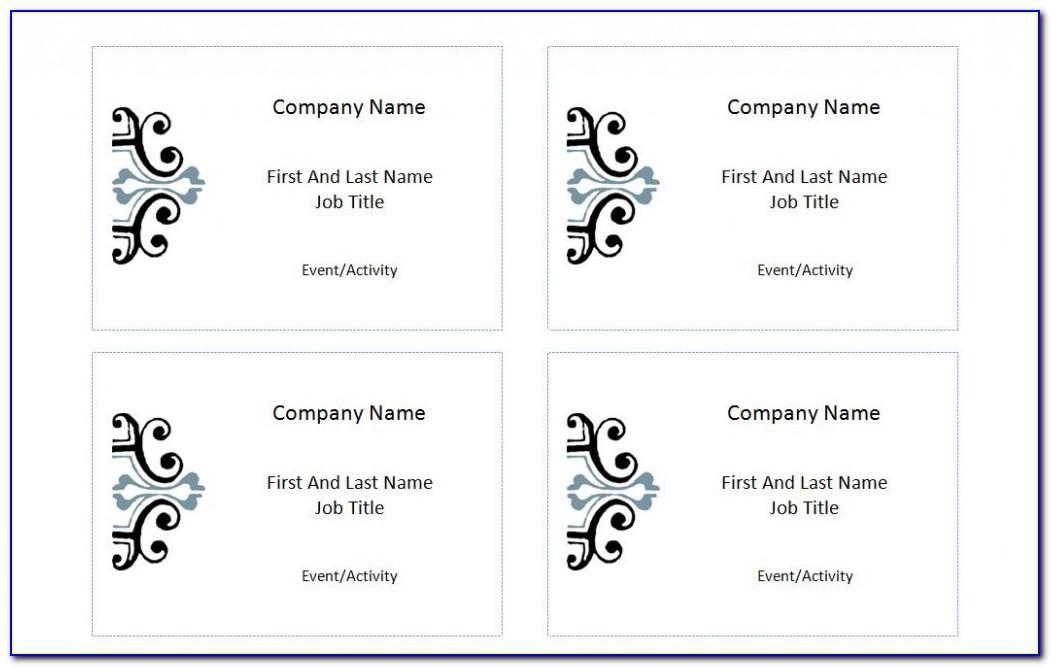 Avery Name Badges Template 5393