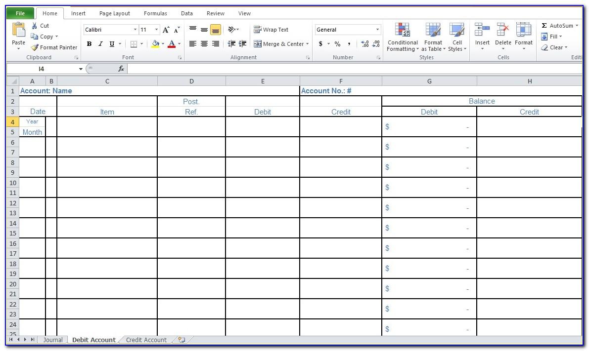Bookkeeping Templates Free Download