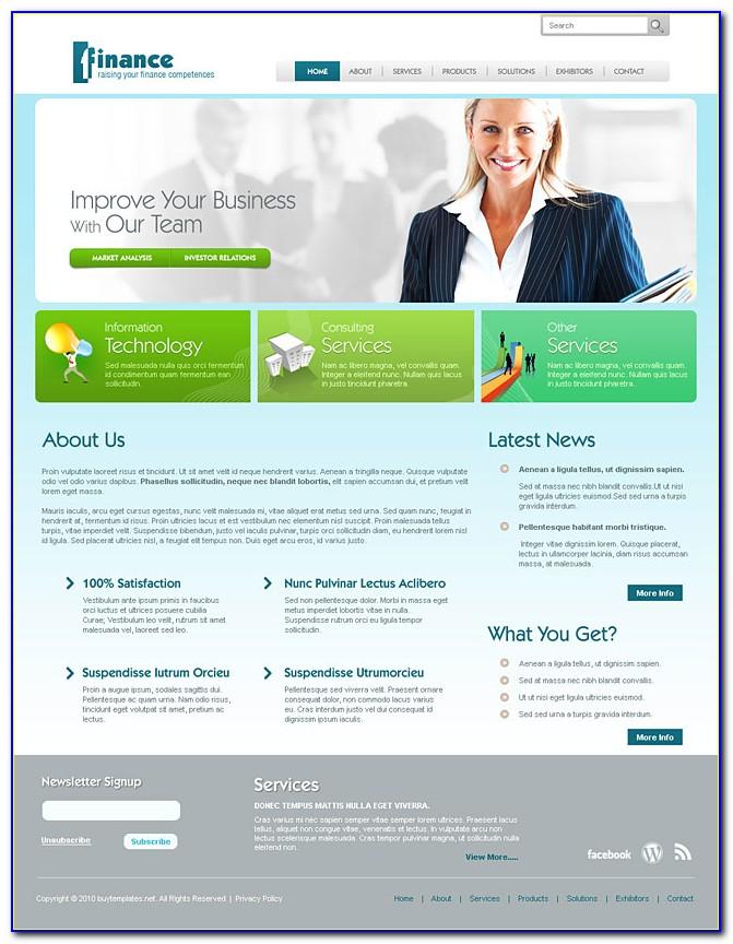 Bookkeeping Website Templates Free