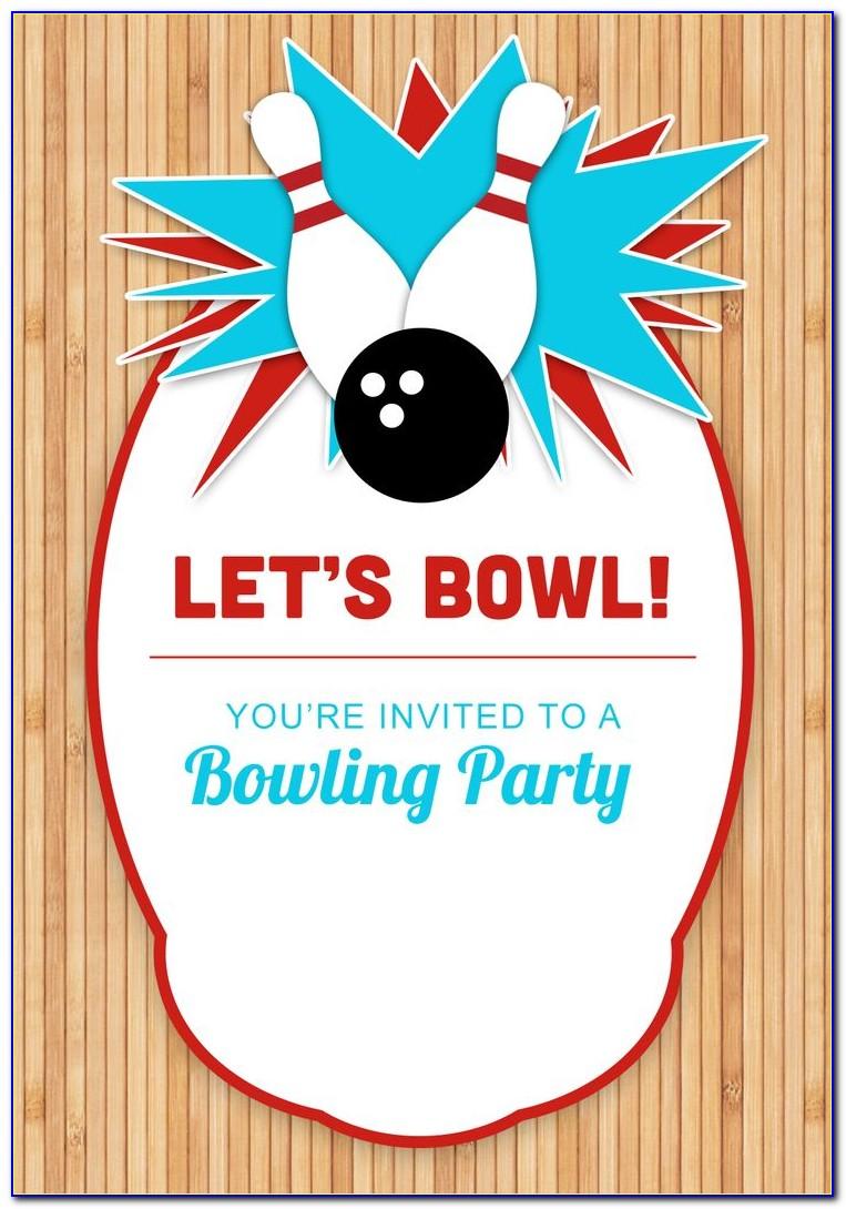 Bowling Party Invitations Templates Free