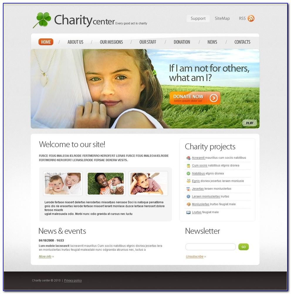 Charity Web Templates Free Download