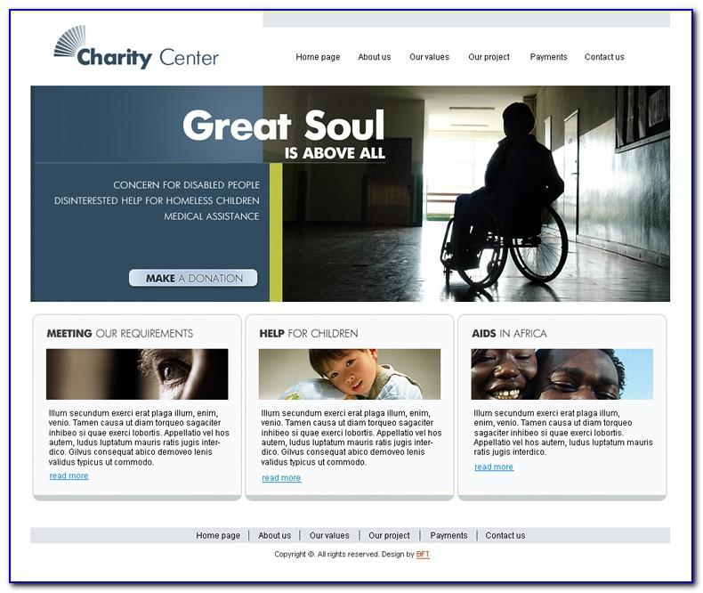 Charity Website Templates Free