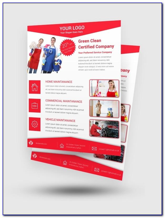Cleaning Business Flyer Templates