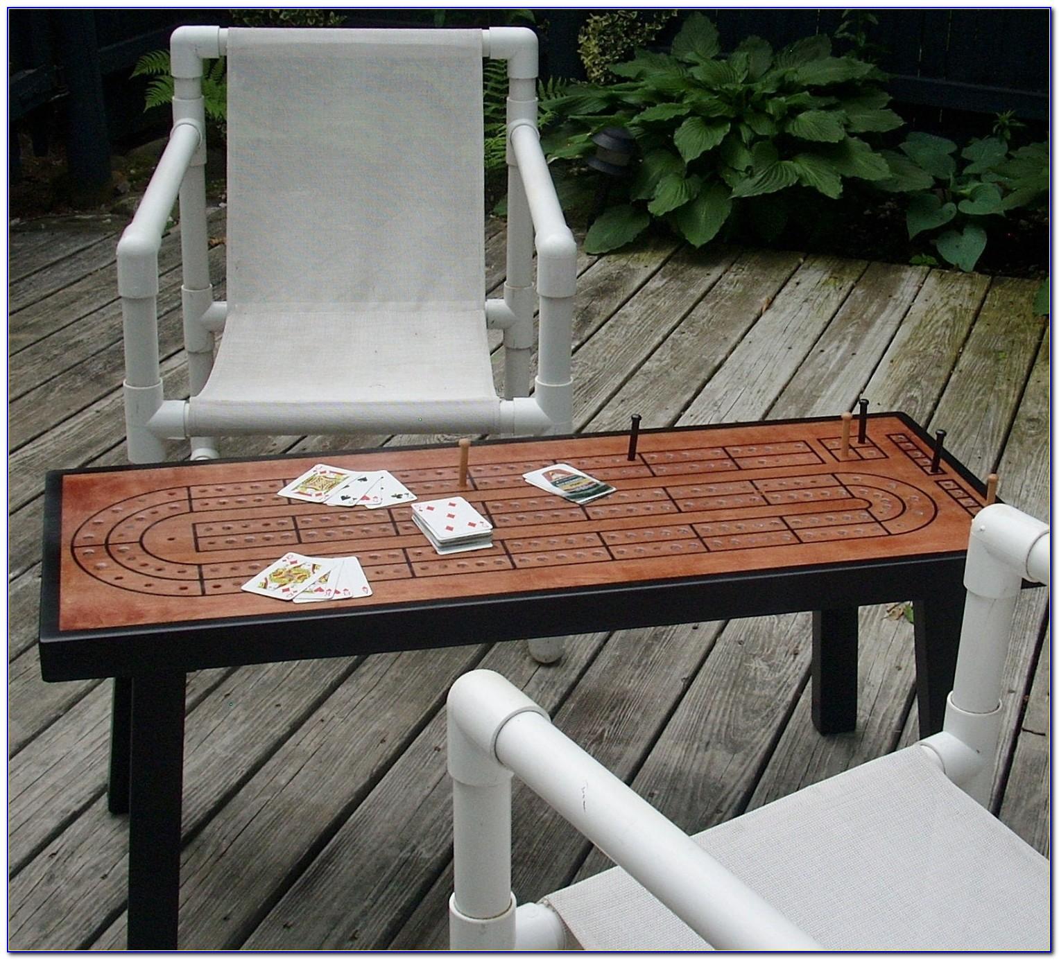 Coffee Table Cribbage Board Template