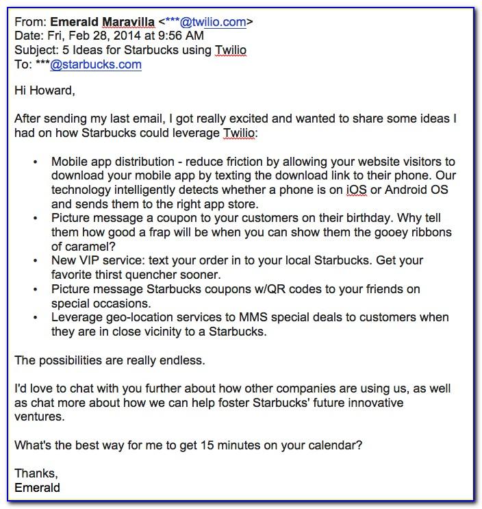 Cold Email Template For Car Sales